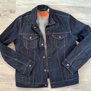 levi dark denim jacket/over shirt